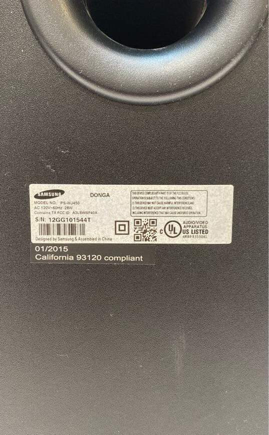 Samsung Wireless Subwoofer PS-WJ450-SOLD AS IS, UNTESTED, FOR PARTS OR REPAIR image number 5