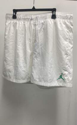 Air Jordan White Shorts - Size X Large