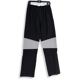 NWT Mens Black White Elastic Waist Water Resistant Track Pants alternative image