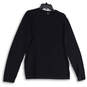 Mens Navy Blue Long Sleeve Round Neck Pullover T-Shirt Size Medium image number 1
