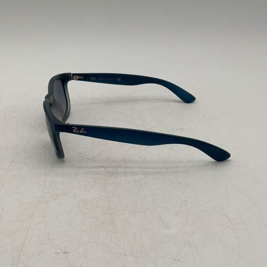 Ray-Ban Mens Andy Gray Blue UV Protection Square Sunglasses With Case image number 2