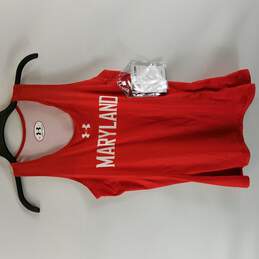 Under Armour Women Red Activewear Top S NWT