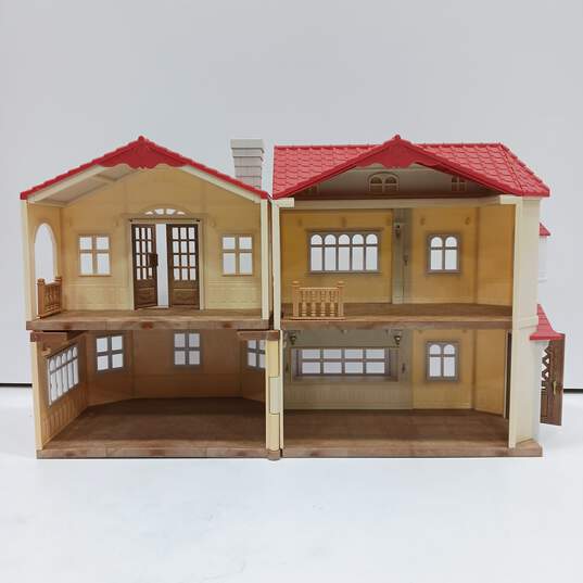 Calico Critters Red Roof Country House w/ Furniture and Critters image number 5