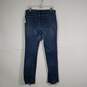 Womens Regular Fit Dark Wash 5 Pocket Design Skinny Leg Jeans Size 10 image number 2