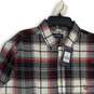 NWT Chaps Mens Multicolor Plaid Collared Long Sleeve Button Up Shirt Size XL image number 3