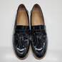 Franco Sarto Black Patent Leather Loafers image number 2