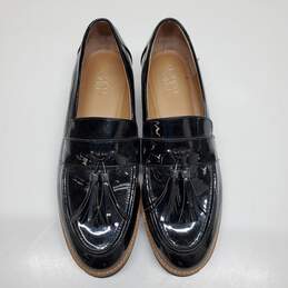 Franco Sarto Black Patent Leather Loafers alternative image