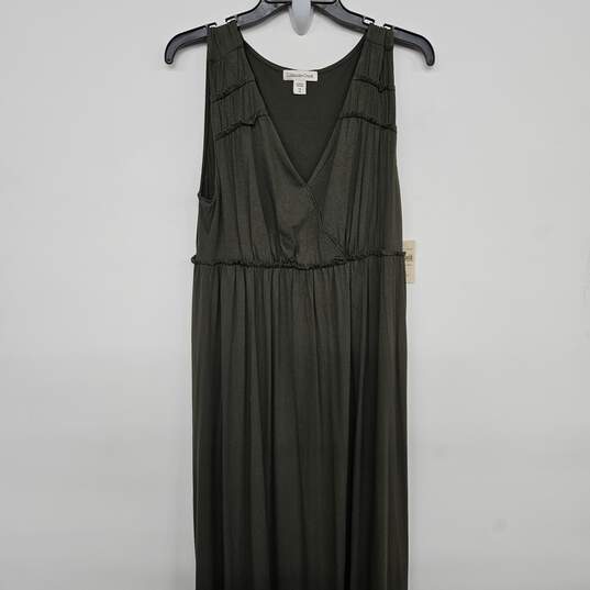 Coldwater Creek Green Sleeveless Maxi Dress image number 1