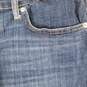 Womens Mid-Length 5 Pocket Design Denim Cuffed Mom Shorts Size 31 image number 3