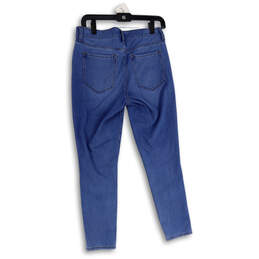 Womens Blue Denim Medium Wash Stretch Pocket Skinny Leg Jeans Size 29/8 alternative image