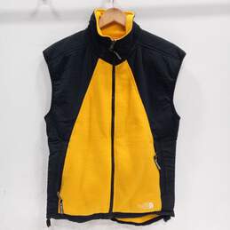 The North Face Mens Small Yellow and Black Vest