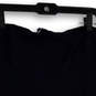 Womens Black Flat Front Stretch Side Zip Classic Straight & Pencil Size 8 image number 3