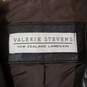 Womens Collared Long Sleeve Button Front Leather Jacket Size Medium image number 3