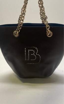 Brooks Brothers Logo-Embellished Leather Mini Tote Bag Dark Brown