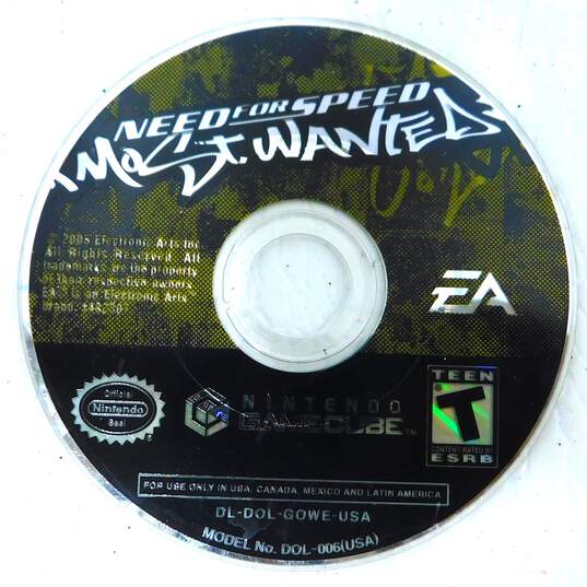 Need For Speed Most Wanted Nintendo Game Cube Game Only image number 1