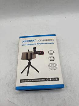 Apexel APl-HS12XDG3ZJ Black 4 In 1 Cellphone Telephoto Lens Kit W-0507558-D