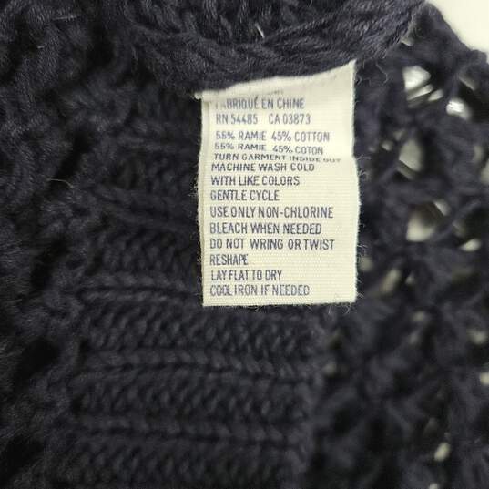 American Eagle Outfitters Navy Knit Sweater image number 3