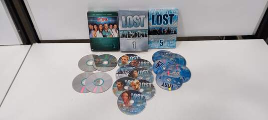 Pair of Lost Compete Season 1 and 5 DVD Box Set w/ER Complete Season 1 DVD Box Set image number 3