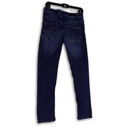 Mens Blue Medium Wash Stretch Pockets Denim Straight Leg Jeans Size 28X30 alternative image