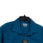 NWT Mens Blue Long Sleeve Collared Classic Fit Dress Shirt Size 17-17 1/2 image number 3