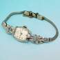 Ladies Vintage Longines 14K Gold 0.12 CTTW Diamond Case GF Band 17 Jewels Wrist Watch 14.2g image number 1