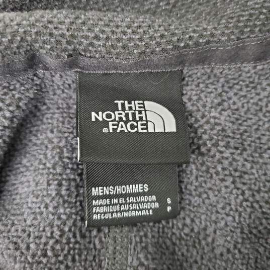 The North Face MN's Gray Fleece Half Zip Pullover Size S/P image number 3