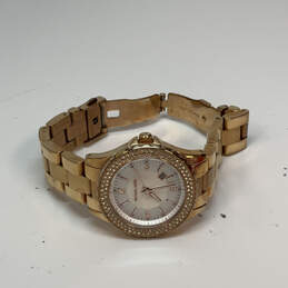 Designer Michael Kors MK-5403 Gold-Tone Round Dial Analog Wristwatch w/ Box