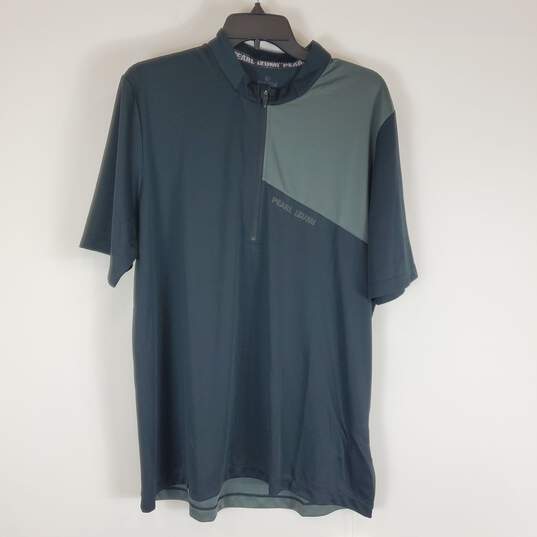 Pearl Izumi Men Gray Zip Up Shirt XL NWT image number 1