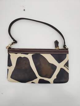 Dooney & Bourke Giraffe Print Leather Hand Bag used alternative image