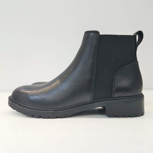Steve Madden Urmi Leather Chelsea Boots Black 8 image number 2