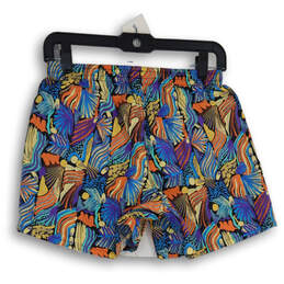 NWT Womens Multicolor Printed Elastic Waist Pull-On Baggies Shorts Size XS alternative image