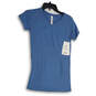 NWT Womens Blue Crew Neck Short Sleeve Activewear T-Shirt Size S/P image number 1