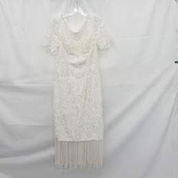 Lace Wedding Dress Size 12 Waist 32in Chest 34in