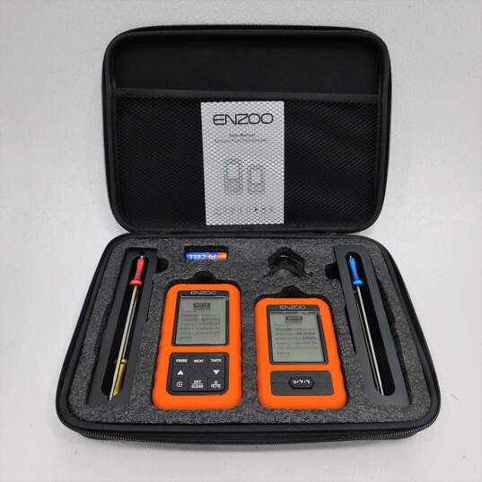 Enzoo Wireless Food Thermometer W/case image number 1