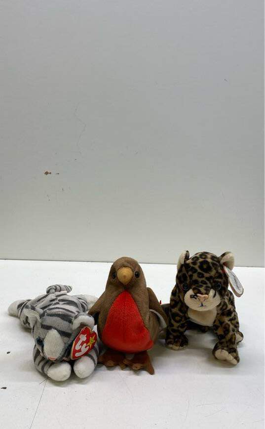 Assorted Ty Beanie Babies Bundle Lot Of 9 image number 3