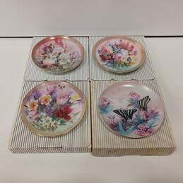 Lot of 4 Butterfly Collectors Plates