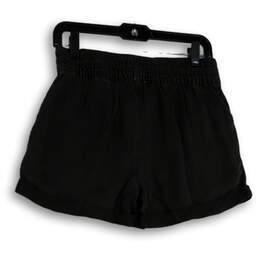 Womens Gray Denim Medium Wash Slash Pocket Stretch Mom Shorts Size XS alternative image