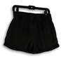 Womens Gray Denim Medium Wash Slash Pocket Stretch Mom Shorts Size XS image number 2