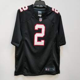 Mens Black On Field Atlanta Falcons Matt Ryan#2 NFL Football Jersey Size M