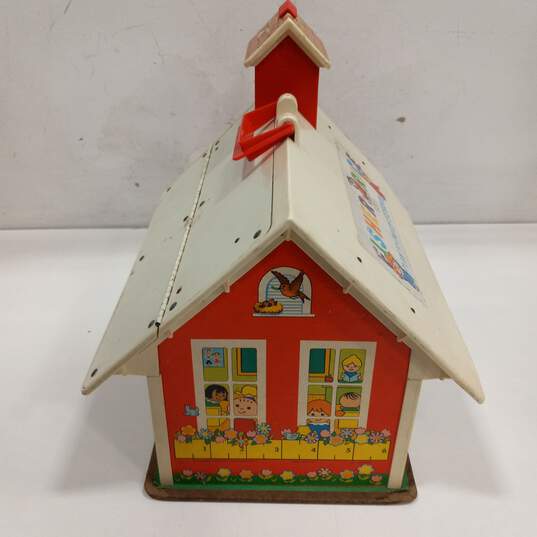 Vintage Fisher Price Little People Play Family School House image number 3
