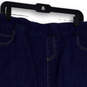 NWT Womens Blue Denim Flat Front Knee Length Straight & Pencil Skirt Sz 14 image number 3