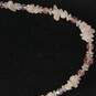 Sterling Silver Rose Quartz Crystal Necklace 25.1g image number 2
