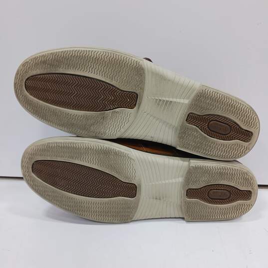 Allen Edmonds Men's Eastport Tan Leather Boat Shoes Size 9.5D image number 6