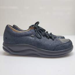 Finn Comfort Germany Women's Sneakers in Blue Comfort Shoes Size 4.5