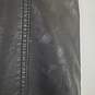 Free People Women Black Faux Leather Skirt Sz 12 image number 6
