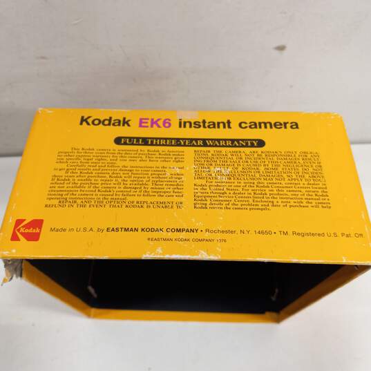 Kodak EK6 Instant Camera w/Box and Accessories image number 2