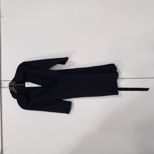 Women’s Tie-Wrap Frill Detail Skater Dress Sz M NWT image number 1