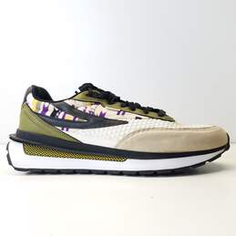Fila Men's Renno Woven Beige/Olive Running Shoes Sz. 10.5
