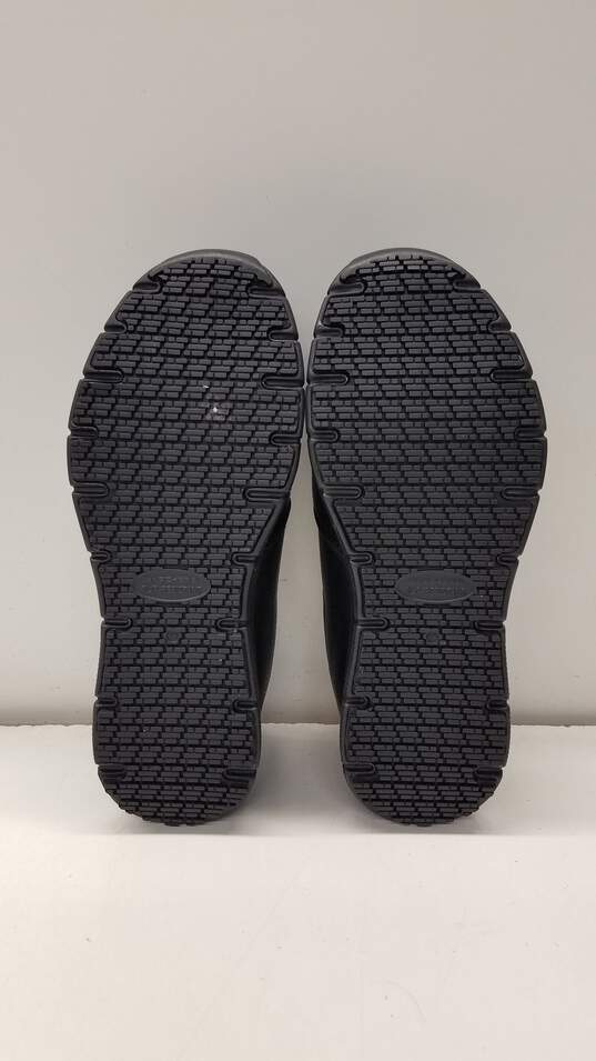 Skechers Work Men's Wide Fit Black Slip On Shoes with Memory Foam Sz. 9 (NIB) image number 5