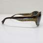 AUTHENTICATED COACH GREEN TORTOISE OVERSIZED SUNGLASSES image number 5